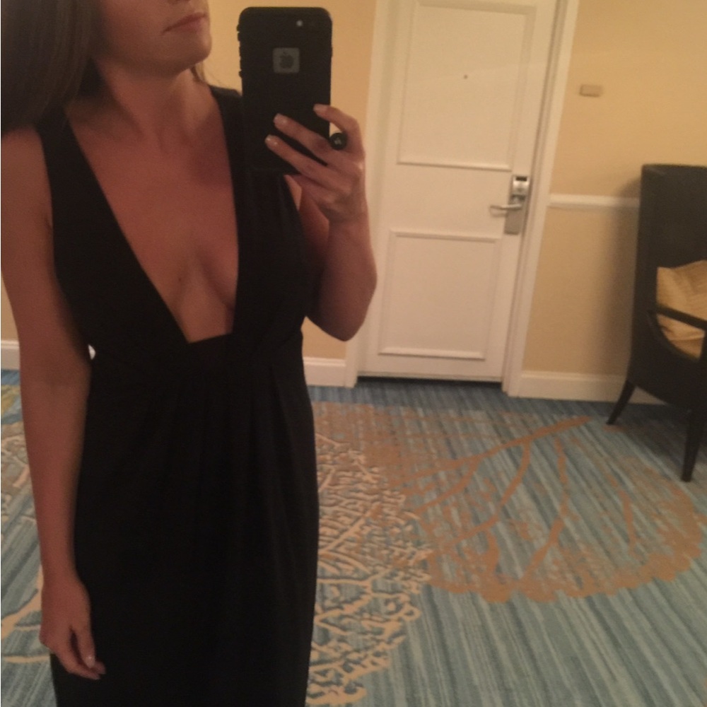 Free People Deep-V Maxi Sundress